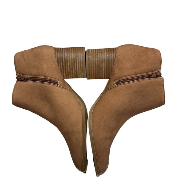 Seychelles Ankle Boots Sherpa Lined Suede Faux-Fur Lined Pointed Booties SZ 9 - Picture 7 of 11